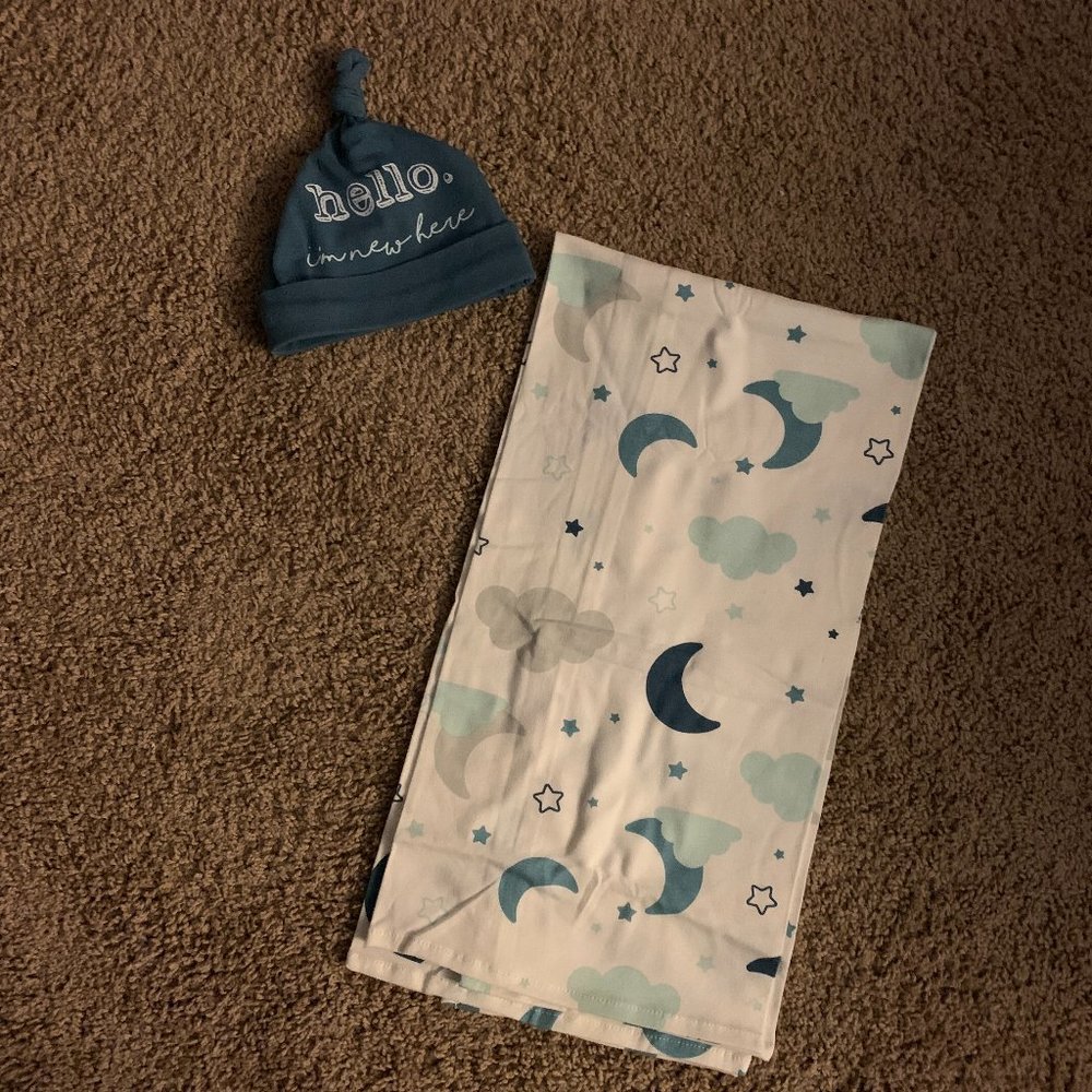 Baby blanket Swaddle Set